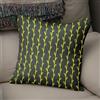 BonaMaison Fodera per Cuscino Giallo neon e fumo Cotone e Copricuscini Federa per Divano Casa Soggiorno Camera da Letto Decorazione Interni ed Esterni, Dimensioni: 50x50 - Prodotta in Turchia