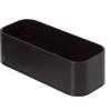 TIGER 2-Store Vaschetta da Parete/Contenitore per doccia 25 cm, Nero, 25x11x8cm