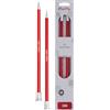 KnitPro Zing KnitPro-Ferri da Maglia a Punta Singola, in Alluminio, Multicolore, 40 cm x 9 mm