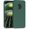 kwmobile Custodia Compatibile con Samsung Galaxy S9 Cover - Back Case per Smartphone in Silicone TPU - Protezione Gommata - verde militare