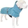 Croci Hiking Everest - Giacca impermeabile antivento per cani con fodera ThermoPile, adatto fino a 0 C°, regolabile e ultraleggero, collo antipioggia, Turchese, taglia 30 cm