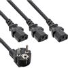 InLine 16657G cavo di alimentazione Nero 1 m CEE7/7