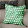 BonaMaison Fodera per Cuscino Verde petrolio e bianco Cotone e Copricuscini Federa per Divano Casa Soggiorno Camera da Letto Decorazione Interni ed Esterni, Dimensioni: 50x50 - Prodotta in Turchia
