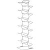 Amazon Basics Portabottiglie di vino cromato dal design moderno, per 12 bottiglie, Grande, Argento