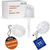 Keuco Originale KEUCO scovolo di ricambio bianco, 3 pezzi, per EDITION 400 set di spazzole WC, Ø 6,7 cm, scovolo di ricambio WC