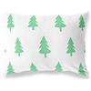 BonaMaison Petrolio Verde-Bianco Fodera per Cuscino Cotone e Copricuscini Federa per Divano Casa Soggiorno Camera da Letto Decorazione Interni ed Esterni, 35x50 Cm - Progettata e Prodotta in Turchia
