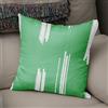 BonaMaison Fodera per Cuscino Verde petrolio e bianco Cotone e Copricuscini Federa per Divano Casa Soggiorno Camera da Letto Decorazione Interni ed Esterni, Dimensioni: 50x50 - Prodotta in Turchia