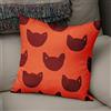 BonaMaison Fodera per Cuscino Arancio e Bordeaux Cotone e Copricuscini Federa per Divano Casa Soggiorno Camera da Letto Decorazione Interni ed Esterni, Dimensioni: 50x50 - Prodotta in Turchia