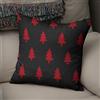 BonaMaison Fodera per Cuscino Rosso nero Cotone e Copricuscini Federa per Divano Casa Soggiorno Camera da Letto Decorazione Interni ed Esterni, Dimensioni: 50x50 - Prodotta in Turchia
