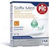 PIC CEROTTO PIC SOFFIX MED IN TNT CON TAMPONE CENTRALE ASSORBENTE STERILE MONOUSO 10X10 CM ANTIBATTERICO 5 PEZZI
