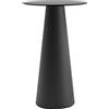 Plust Tavolo alto Fura Ø 60 Piano nero