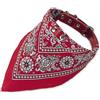 Nobby Collare rosso con stoffa L 50 cm
