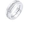 Elli 0603890217 - Anello da donna in argento 925 con cristalli , taglio brillante
