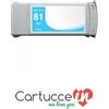 CartucceIn Cartuccia ciano chiaro Compatibile Hp per Stampante HP DESIGNJET 5500 UV