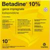 VIATRIS HEALTHCARE LIMITED Betadine 10 Garze 10 Cm X 10 Cm 250 Mg