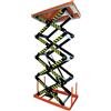 Piattaforma elevatrice a Quadruplo pantografo elettrica 1700 x 1000 400kg