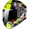 MT_HELMETS Casco integrale Mt Helmets Targo Crazy Dog G3 giallo