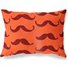 BonaMaison Arancio-Bordeaux Fodera per Cuscino Cotone e Copricuscini Federa per Divano Casa Soggiorno Camera da Letto Decorazione Interni ed Esterni, 35x50 Cm - Progettata e Prodotta in Turchia