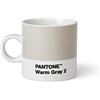 Copenhagen Design Pantone Espresso Cup, Small Coffee Cup, fine China (Ceramic), 120 ml, Grey, Warm Gray 2 C