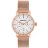 Gigandet Minimalism Orologio Donna Orologio Multifunzione Analogico Quartz Oro Rosso G38-008