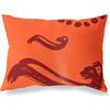 BonaMaison Arancio-Bordeaux Fodera per Cuscino Cotone e Copricuscini Federa per Divano Casa Soggiorno Camera da Letto Decorazione Interni ed Esterni, 35x50 Cm - Progettata e Prodotta in Turchia
