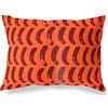 BonaMaison Arancio-Bordeaux Fodera per Cuscino Cotone e Copricuscini Federa per Divano Casa Soggiorno Camera da Letto Decorazione Interni ed Esterni, 35x50 Cm - Progettata e Prodotta in Turchia