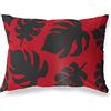 BonaMaison Rosso-Nero Fodera per Cuscino Cotone e Copricuscini Federa per Divano Casa Soggiorno Camera da Letto Decorazione Interni ed Esterni, 35x50 Cm - Progettata e Prodotta in Turchia