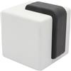 Wagner | Fermaporta a pavimento EH5187 | lungh x largh x alt 60 x 66 x 65 mm | grigio/nero