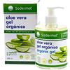SODERMOL Gel crema Aloe vera puro 100% Bio 500ml | 100% Ecologico. Gel Aloe vera puro perfetto idratante naturale per la pelle, per dopobarba, post rimozione dei peli, doposole. Aloe vera corpo, viso, mani,