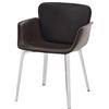 KNOLL poltroncina KN06 con basamento alluminio lucido, interamente imbottita - KN06UB-S