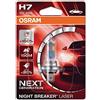 OSRAM NIGHT BREAKER LASER H7, 150% di luce in, lampada alogena per fari, 64210NL-01B, 12V, blister (1 lampada)