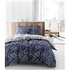 TODAY Paros Set Copripiumino, Cotone, Blu, Bianco, 220 x 240