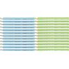 Stabilo Trio Maxi matita colorata colore Blu Cielo - Confezione da 12 & Trio Maxi matita colorata colore Giallo/Verde - Confezione da 12
