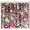 Linder Tenda Fantasia Stampa fiori-150 x 260, Poliestere, Multicolore, 150x260