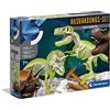 Clementoni - 69408 - Kit Archeogiocando T-Rex e Triceratopo, per bambini dai 7 anni in su, scavo di dinosauri con martello e scalpello, per piccoli ricercatori