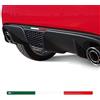 4R Quattroerre.it 14172-A Stripe Striscia Adesiva 3D Tricolore Italia per Estrattore