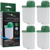 FilterLogic CFL-901B | 4x Filtro acqua sostituisce Brita Intenza, AquaAroma Crema cartuccia compatibile con Siemens, Bosch, Lavazza macchina da caffè automatica