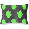 BonaMaison Neon Verde-Fumi Fodera per Cuscino Cotone e Copricuscini Federa per Divano Casa Soggiorno Camera da Letto Decorazione Interni ed Esterni, 35x50 Cm - Progettata e Prodotta in Turchia