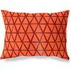 BonaMaison Arancio-Bordeaux Fodera per Cuscino Cotone e Copricuscini Federa per Divano Casa Soggiorno Camera da Letto Decorazione Interni ed Esterni, 35x50 Cm - Progettata e Prodotta in Turchia