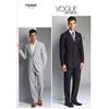 Vogue Patterns V8982 F5 - Cartamodello per Giacca e Pantaloni da Uomo, Taglie e Colori Vari