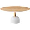 MINIFORMS tavolo rotondo ILLO Ø 155 cm - TP121-VINTAGE+ORO-ROSA