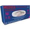 Nacatur GUANTO IN LATTICE NATURALE CON POLVERE LUBRIFICANTE MEDICA M 100 PEZZI