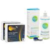 Lenjoy Monthly Day & Night (12 lenti) + Solunate Multi-Purpose 400 ml con portalenti