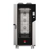 Tecnoeka Forno a gas a convezione combinato con comandi TOUCH CONTROL con vapore diretto Modello MKF1664GTS Capacità n.16 teglie cm 60x40 Potenza Termica Kw 30 Potenza Elettrica Kw 1,2 Temp.°C. 30 / 260 Dim. cm L.93 P.116 H.206