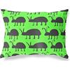 BonaMaison Neon Verde-Fumi Fodera per Cuscino Cotone e Copricuscini Federa per Divano Casa Soggiorno Camera da Letto Decorazione Interni ed Esterni, 35x50 Cm - Progettata e Prodotta in Turchia