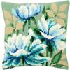 VERVACO Kit Cuscino Punto Croce ANEMONI Giapponesi I Set Ricamo Principianti Cuscini Gobelin Decorativi ca. 40 x 40 cm Accessori per Lavoretti Creativi DIY Casa Decor Hobby Adulti Cross Stitch