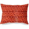 BonaMaison Arancio-Bordeaux Fodera per Cuscino Cotone e Copricuscini Federa per Divano Casa Soggiorno Camera da Letto Decorazione Interni ed Esterni, 35x50 Cm - Progettata e Prodotta in Turchia