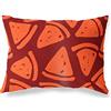 BonaMaison Arancio-Bordeaux Fodera per Cuscino Cotone e Copricuscini Federa per Divano Casa Soggiorno Camera da Letto Decorazione Interni ed Esterni, 35x50 Cm - Progettata e Prodotta in Turchia
