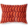BonaMaison Arancio-Bordeaux Fodera per Cuscino Cotone e Copricuscini Federa per Divano Casa Soggiorno Camera da Letto Decorazione Interni ed Esterni, 35x50 Cm - Progettata e Prodotta in Turchia