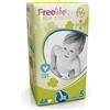 Ontex FREELIFE BY BEBECASH PANNOLINI JUNIOR TAGLIA 5 11-25 KG GIROVITA 41-62 CM 42 PEZZI